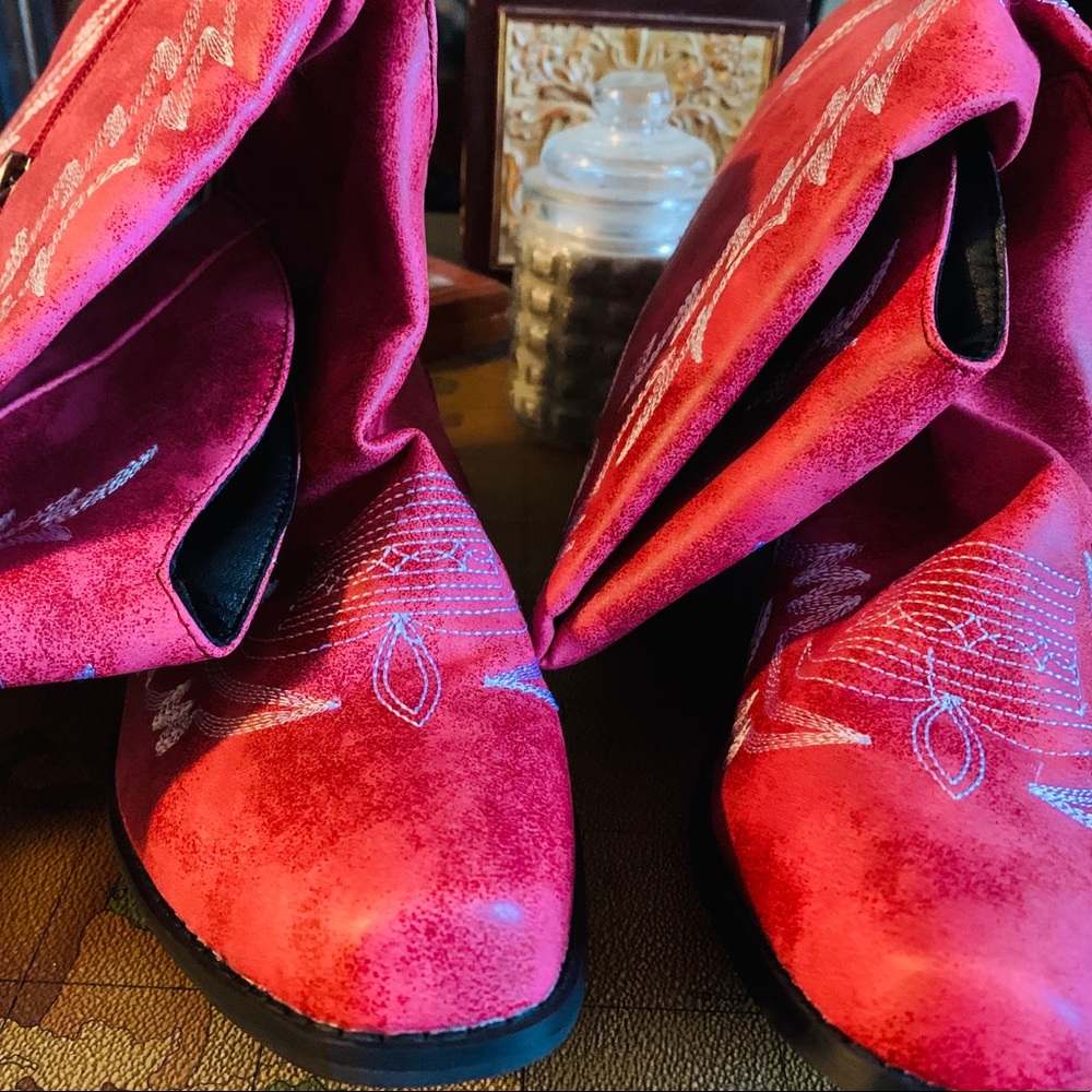 Red boots